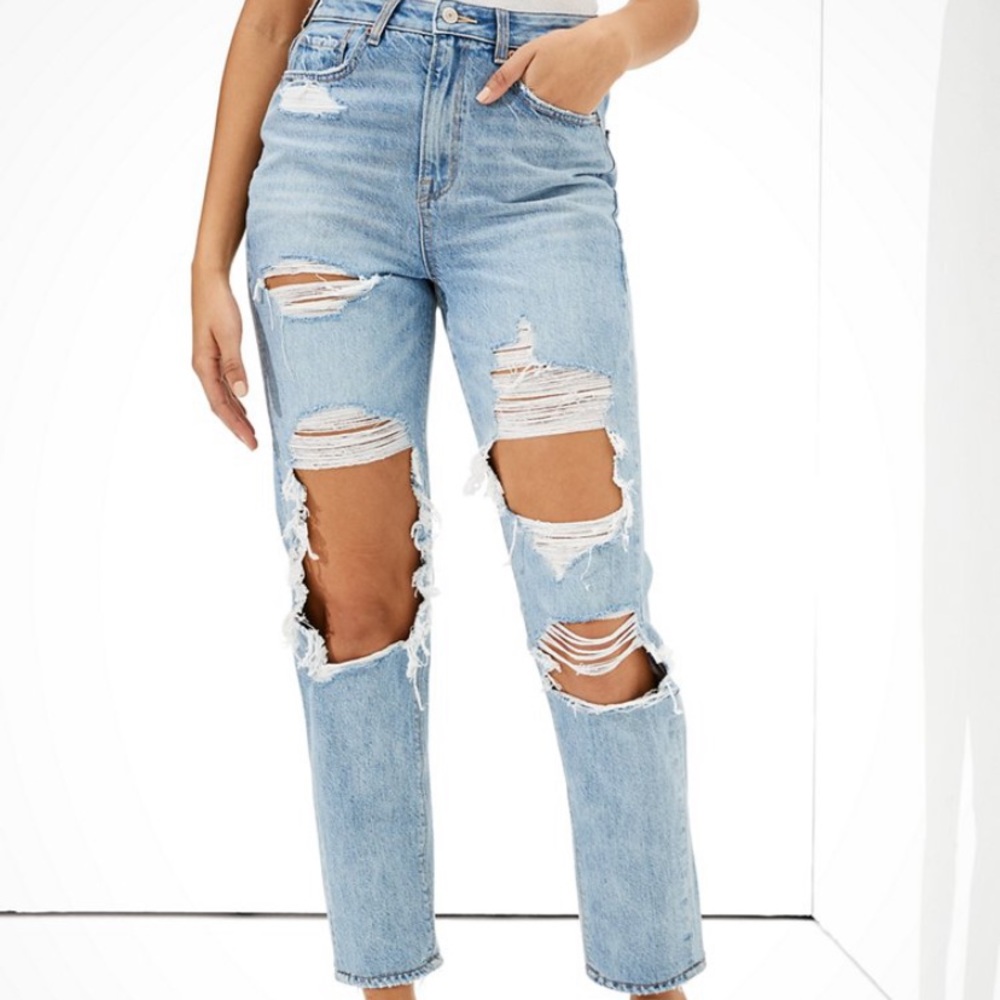 Highest rise mom jeans from American eagle